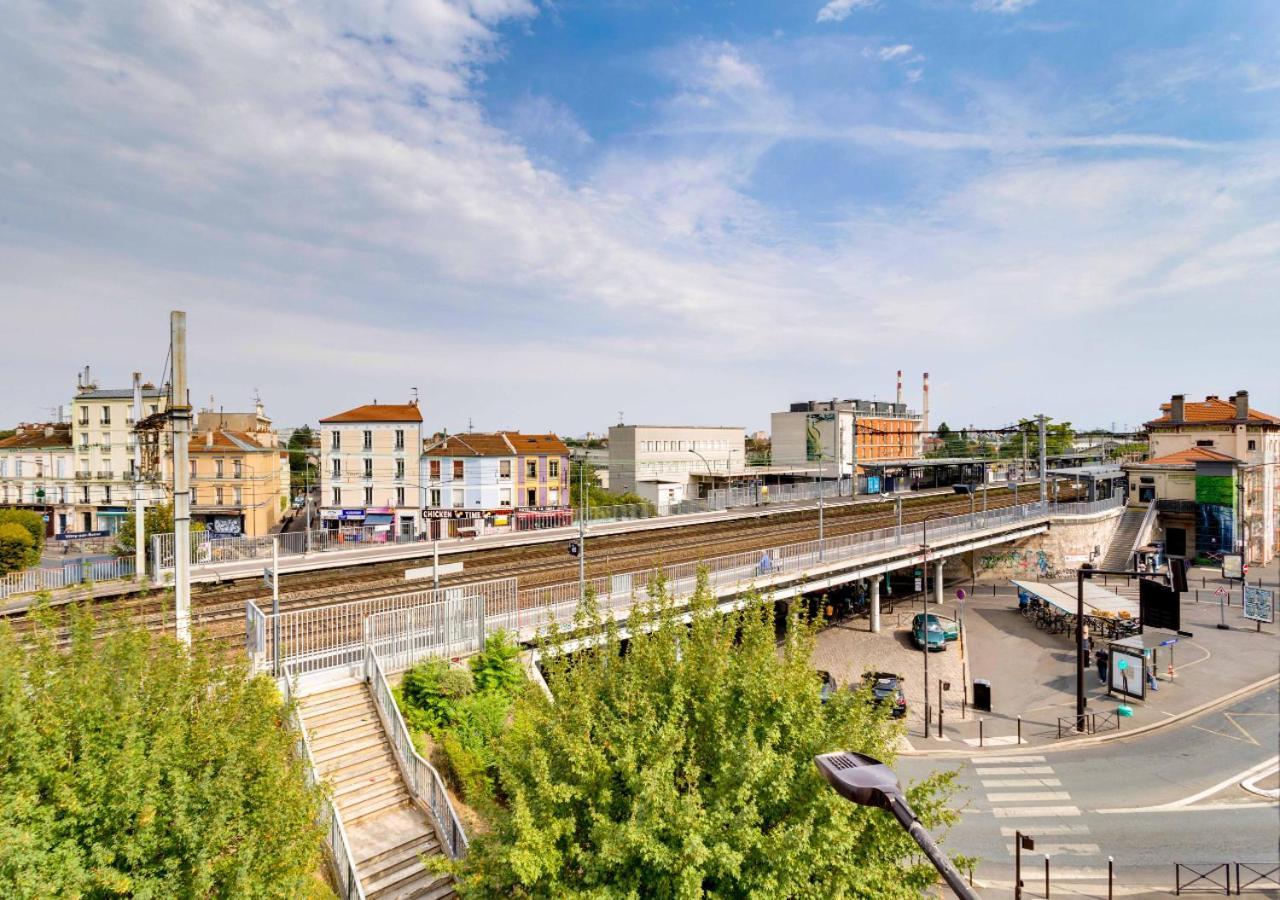 Au Pied De La Gare Aux Portes De Paris Vitry-sur-Seine Exterior foto